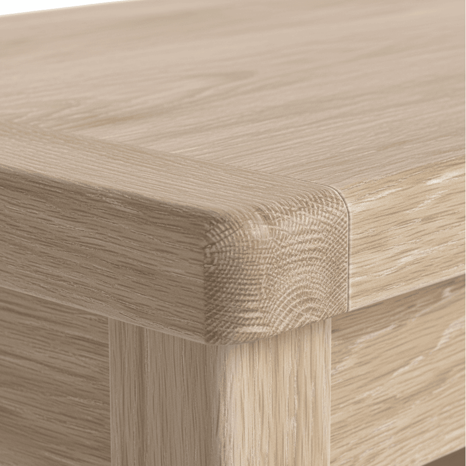 Portland Washed Oak Blanket Box